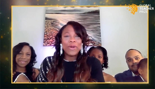 Keishia Thorpe Global Teacher Prize 2021 online