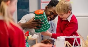 Is a lack of male primary teachers a problem for students or schools?